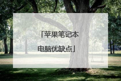 苹果笔记本电脑优缺点