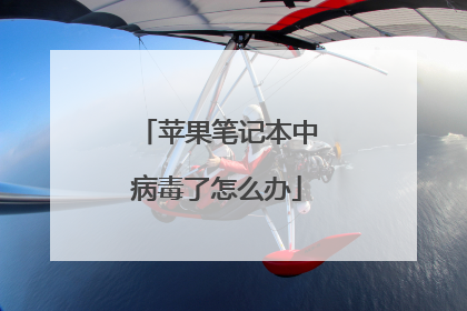 苹果笔记本中病毒了怎么办