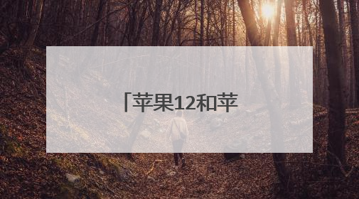 苹果12和苹果11区别?