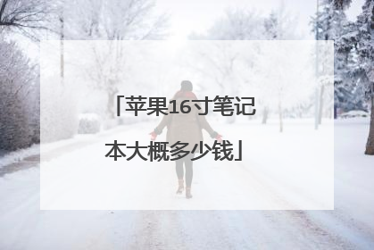 苹果16寸笔记本大概多少钱