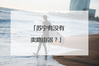苏宁有没有卖路由器?