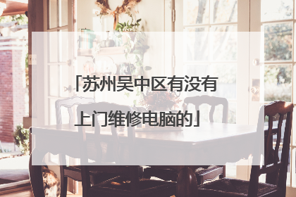 苏州吴中区有没有上门维修电脑的