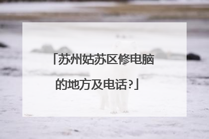 苏州姑苏区修电脑的地方及电话?