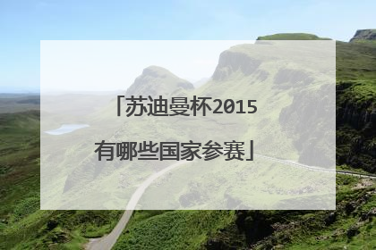 苏迪曼杯2015有哪些国家参赛