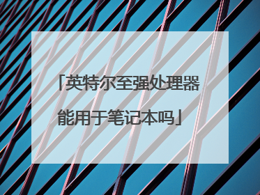 英特尔至强处理器能用于笔记本吗