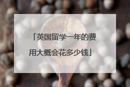英国留学一年的费用大概会花多少钱
