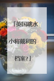 英国跳水小将戴利的档案?