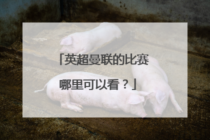 英超曼联的比赛哪里可以看？