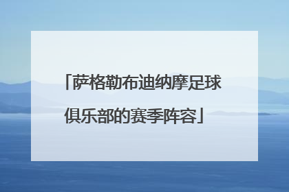 萨格勒布迪纳摩足球俱乐部的赛季阵容