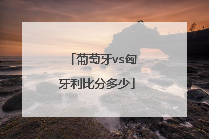 葡萄牙vs匈牙利比分多少