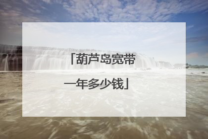 葫芦岛宽带一年多少钱