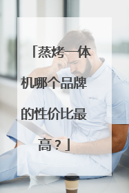 蒸烤一体机哪个品牌的性价比最高？