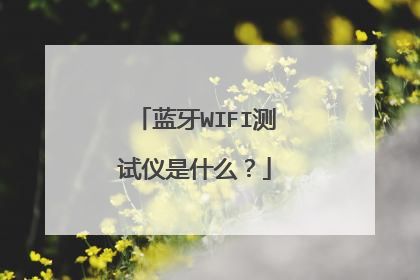 蓝牙WIFI测试仪是什么？