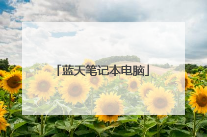 蓝天笔记本电脑