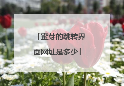 蜜芽的跳转界面网址是多少