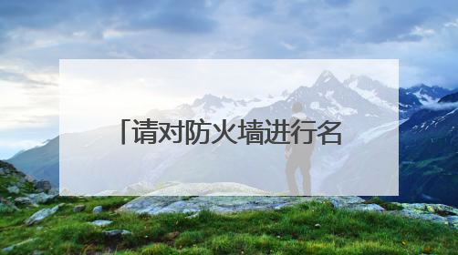 请对防火墙进行名词解释,谢谢。
