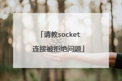 请教socket 连接被拒绝问题