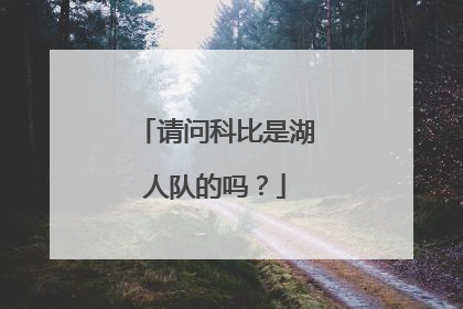 请问科比是湖人队的吗？