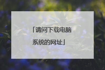 请问下载电脑系统的网址