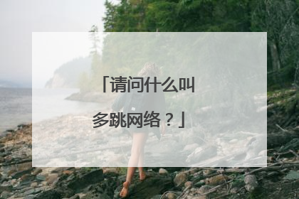 请问什么叫多跳网络?