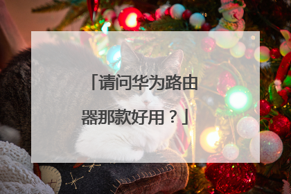 请问华为路由器那款好用？