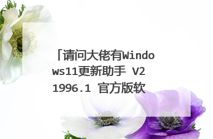 请问大佬有Windows11更新助手 V21996.1 官方版软件免费百度云资源吗