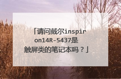 请问戴尔inspiron14R-5437是触屏类的笔记本吗？