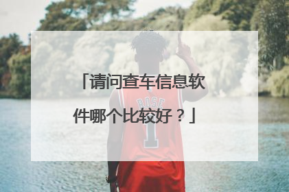 请问查车信息软件哪个比较好？