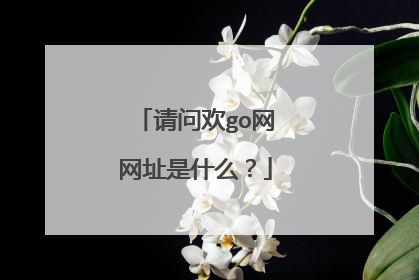 请问欢go网网址是什么?