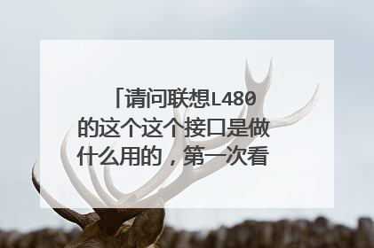 请问联想L480的这个这个接口是做什么用的,第一次看见这个硬件接口,应该是一种数字接口