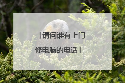 请问谁有上门修电脑的电话