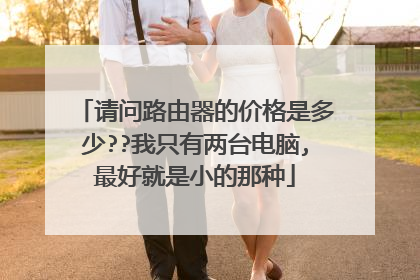 请问路由器的价格是多少??我只有两台电脑,最好就是小的那种