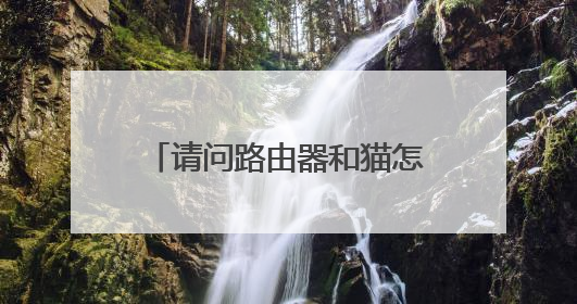 请问路由器和猫怎样连接电脑？ 最好有图解，谢谢