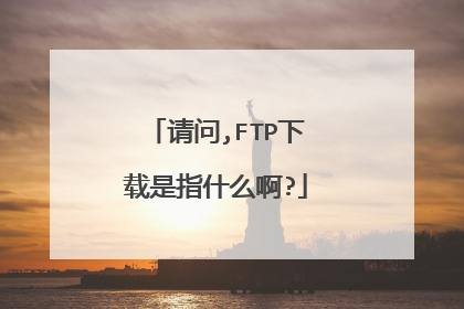请问,FTP下载是指什么啊?