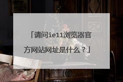 请问ie11浏览器官方网站网址是什么？