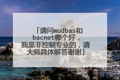 请问mudbas和bacnet哪个好,我是非控制专业的,请大师具体解答谢谢