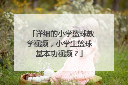 详细的小学篮球教学视频，小学生篮球基本功视频？