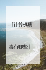 计算机病毒有哪些