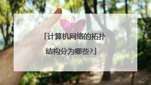 计算机网络的拓扑结构分为哪些?