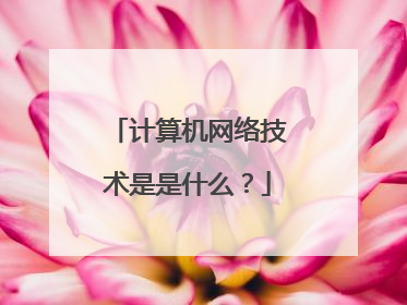 计算机网络技术是是什么?