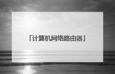 计算机网络路由器