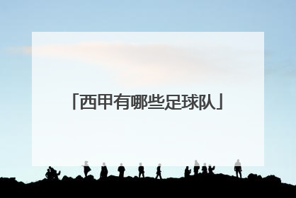 西甲有哪些足球队