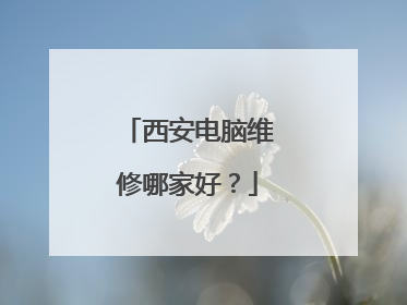 西安电脑维修哪家好?