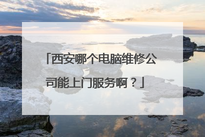 西安哪个电脑维修公司能上门服务啊?