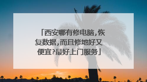 西安哪有修电脑,恢复数据,而且修地好又便宜?最好上门服务