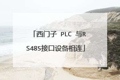 西门子 PLC 与RS485接口设备相连