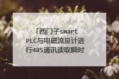 西门子smart PLC与电磁流量计进行485通讯读取瞬时流量和累计流量,怎么将读取的带小数点的十六进制数转换