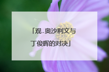 观.奥沙利文与丁俊晖的对决