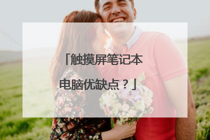 触摸屏笔记本电脑优缺点?
