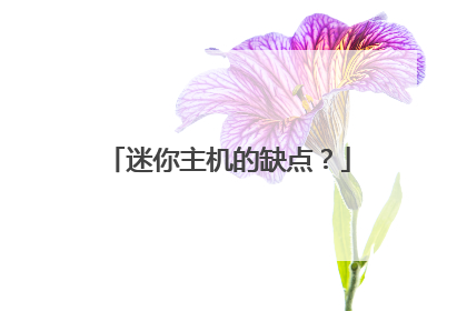迷你主机的缺点?